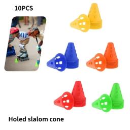Cones de Treinamento PP com Furos, Conjunto de Cones Marcadores de Alta Visibilidade para Patinação, Treinamento Esportivo em Pista de Obstáculos - Image 2
