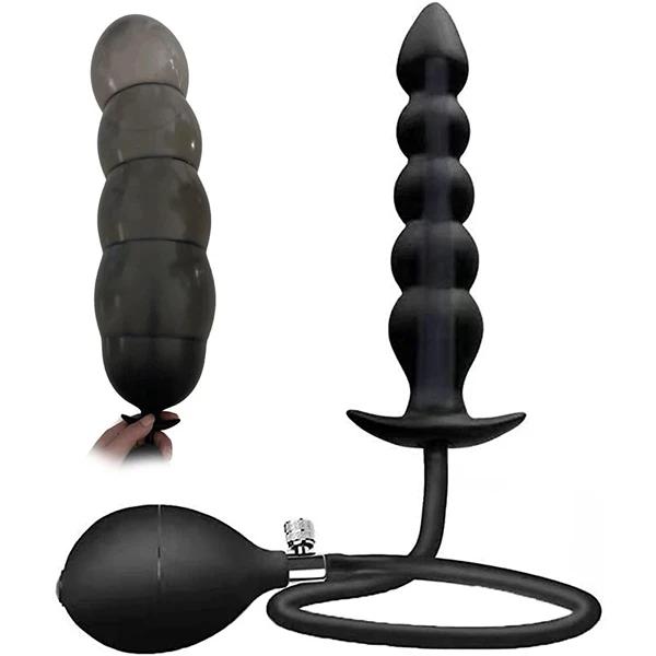 Plugue anal inflável dilatador anal enorme plugue anal estimular brinquedo sexual para mulheres/homens masturbadores massageador de próstata brinquedos anais grandes