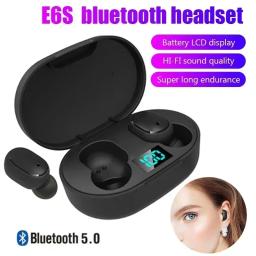 E6s sem fio bluetooth fones de ouvido tws bluetooth fone de ouvido sem fio com cancelamento de ruído com microfone - Image 3