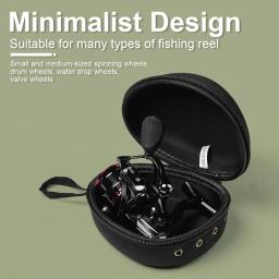 Portátil eva carretel de pesca saco capa protetora para tambor/fiação/jangada carretel bolsa de pesca saco acessórios de pesca - Image 2