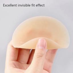 1 par reutilizável pétalas de mama capa de mamilo invisível pétala adesivo sem alças sem costas vara no sutiã silicone remendo de mama - Image 4