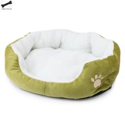 Lindamente alegria bonito animal gato cão camas para animais de estimação esteiras de pelúcia cão de estimação sofá cama de gato casa grande cobertor almofada cesta suprimentos 2810 - Image 6