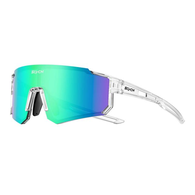 Scvcn Óculos de Sol Esportivos UV400 para Ciclismo e Esqui Unissex