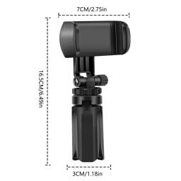 Tripé portátil mini tripé de mesa adequado para iphone samsung ajuste multi-ângulo smartphone suporte estabilizador de câmera ao vivo - Image 6
