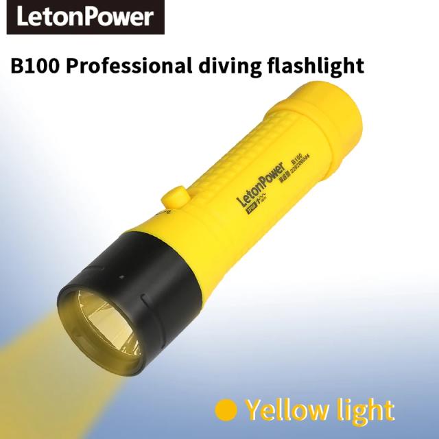 Lanterna de Mergulho CERR B100 3000LM Foco Longo Submersível IPX8