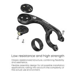 IGPSPORT Suporte de luz Mountain Road Suporte de mesa de código de bicicleta Quadro de extensão de nylon Acessório de base de extensão de lâmpada de câmera esportiva - Image 3