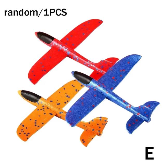 Brinquedo Avião Lançador de Espuma com Catapulta - Diversão ao Ar Livre 2 Peças