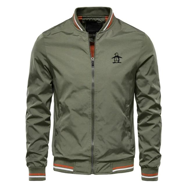 Jaqueta Bomber Masculina Slim Casual Moda Primavera Outono 2026