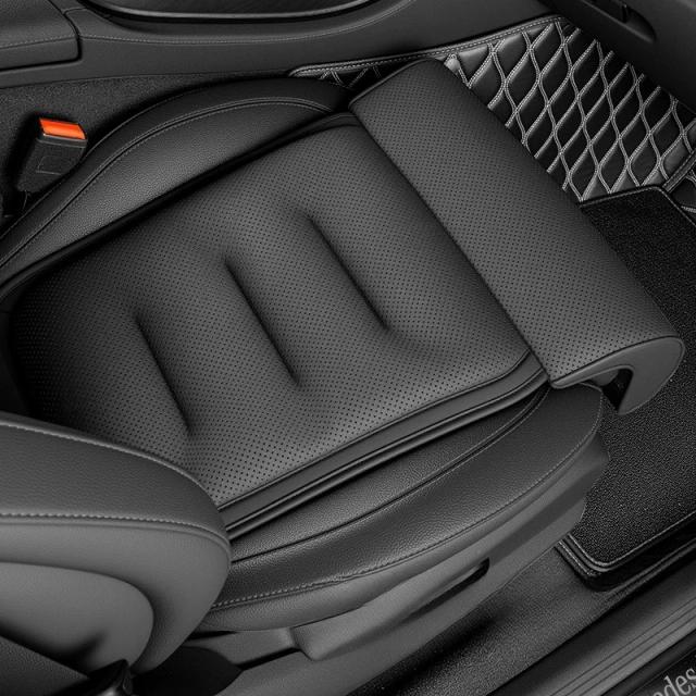 Almofada de Assento para Carro com Capa de Camurça e Espuma de Memória - Suporte e Conforto Premium