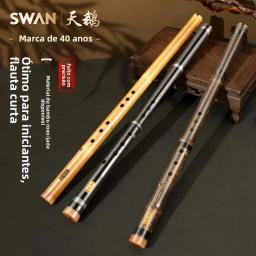 Flauta Curta Profissional  de Bambu Roxo com 8 Furos, Escala G, Ideal para Iniciantes, Instrumento Musical de Nível Básic... - Image 1