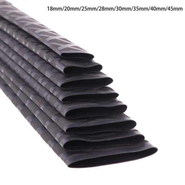 Tubo Termo Retrátil Antiderrapante 1m - Alça Isolada para DIY - Diâmetros Variados