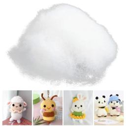 200-1000 g/lote boneca brinquedos de algodão de pelúcia premium fibra de poliéster enchimento elástico alto dly artesanal travesseiro material de enchimento - Image 1