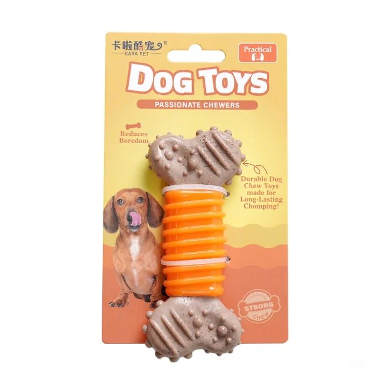 Brinquedo de mastigar para cães, durável, resistente à mordida, produto interativo universal em forma de osso para animais de estimação, adequado para cães grandes, médios e pequenos - Image 1