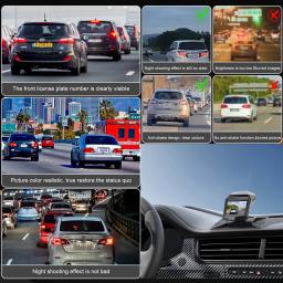 Câmera DVR de Carro 4K HD Nova Gravadora de Veículo Gravador de Vídeo 1080P Ângulo de 170 Visão Noturna Gravadores de Ciclo de Carro Câmera Inteligente para Carro - Image 5