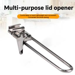 Abridor de Jarros Ajustável em Aço Inoxidável, Abridor de Garrafas Profissional, Utensílio de Cozinha para Abrir Tampas Apertadas, Ideal para Idosos com Artrite - Image 1