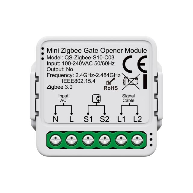 Tuya WiFi/Zigbee Controlador Inteligente de Porta de Garagem - Controle Remoto e por Voz