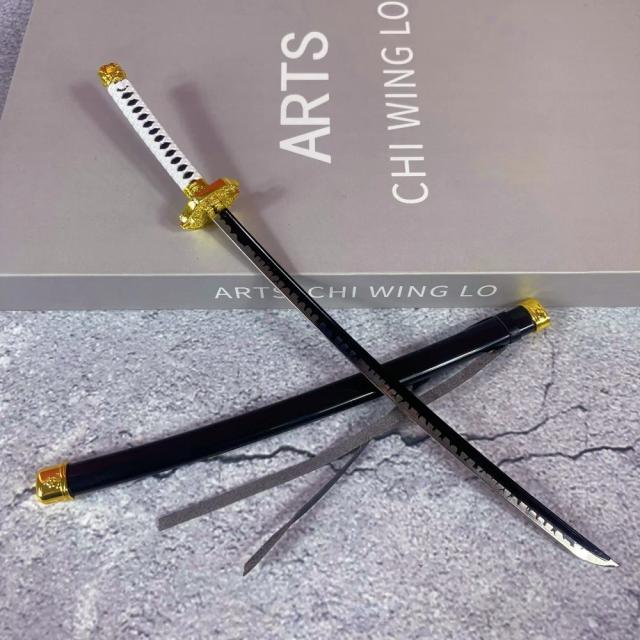 10 polegada de metal vergil yamato katana tamanho real japonês katana samurai sabre espada diabo pode chorar anime ferro ninja faca yamato presente