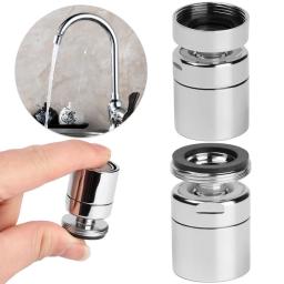 Torneira aerador pulverizador pia aeradores 360 graus giratória torneiras bocais à prova de respingo bubblers cozinha poupança de água bocais casa - Image 1