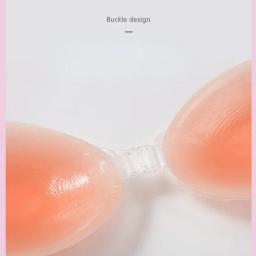 Sutiã de silicone invisível push up sexy sutiã sem alças adesivo furtivo sem costas realçador de peito para mulheres pegajoso casamento biquíni sutiãs - Image 6