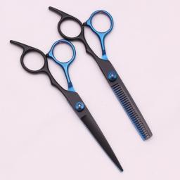 Tesoura de cabelo profissional, 6.0 polegadas, desbaste, cabeleireiro, conjunto de corte de cabelo, salão de beleza, barbeiro e casa, aço japonês 1001 - Image 3