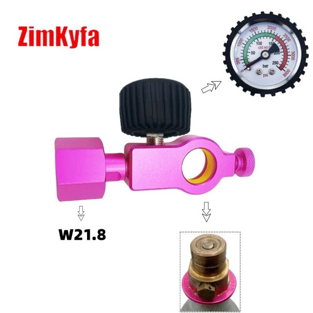 Adaptador de Recarga de CO2 para Tanque SodaStream Rosa Quick Connect