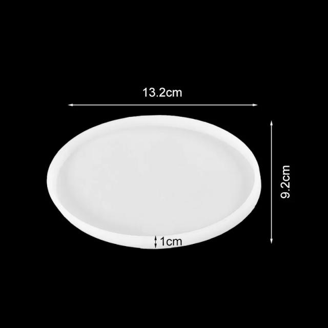 Molde Silicone Redondo, Quadrado, Retângulo, Coração - Resina Epóxi DIY para Joias e Decoração