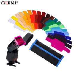 Filtros Speedlite Cor Géis para Câmera Canon, Filtro Géis Fotográficos, Flash Speedlight, 20pcs - Image 1