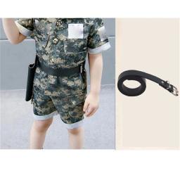 Cinto ajustável de couro PU infantil, cinto de cintura, cós, fivela de metal, jeans, calças, vestido, meninos, meninas, criança - Image 4