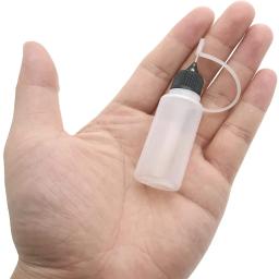 Chzimade 5 peças 30ml ferramentas de cerâmica de plástico recarregáveis garrafa de agulha espremível linha de ponto diy ferramentas de argila de polímero presentes - Image 5
