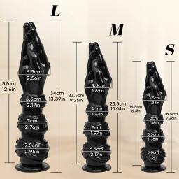 Plug Anal Sexy para Mulheres Dilatador Vaginal Expansor Anal Masculino Dildo Grande Masturbador Feminino Brinquedos Sexuais Jogos Adultos Produto Erótico - Image 6