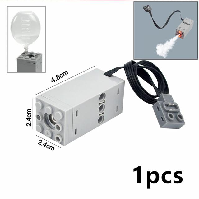 Peças de motor técnico bloco de construção compatível grupo mecânico técnico moc pf função potência atualização XL-M-servo motor leduo