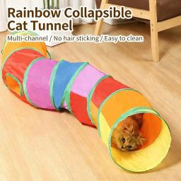 Túnel para Gatos, Brinquedo Colapsável para Animais de Estimação, Brinquedos para Gatos e Cães para Exercícios e Treinamento - Image 3