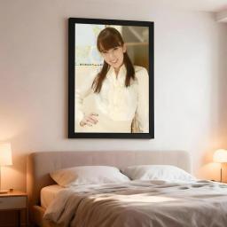 Pôster artístico de Yui Hatano, atriz de vídeos para adultos, decoração de parede removível, enfeite para interiores e exteriores, ideal para colecionadores. - Image 2