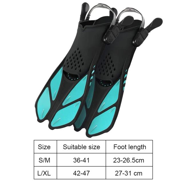 Nadadeiras de Silicone para Treino de Natação - Leveza e Propulsão Profissional