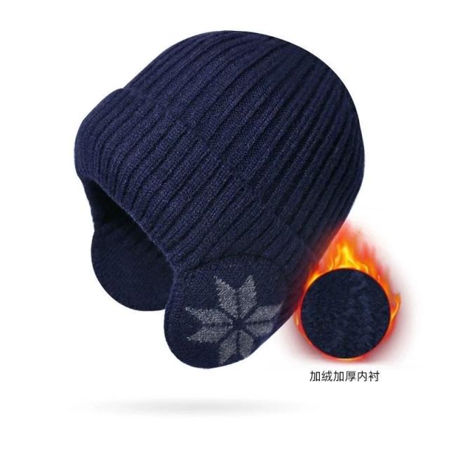 Gorro de Inverno Unissex com Logo de Floco de Neve - Proteção Térmica Avançada