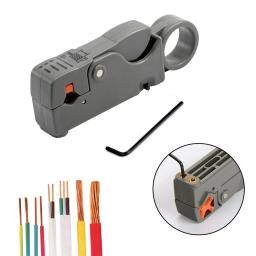 Alicate Decapador de Fios e Cabos de Aço Inoxidável com Acessório Chave Hexagonal Isolado para Eletricistas - Image 1