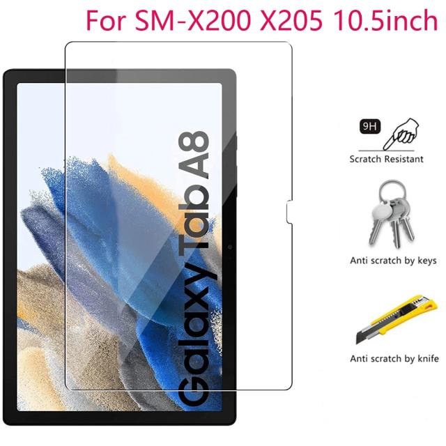Samsung Galaxy Tab A8 10.5" Película de Vidro Temperado (2 Unidades)