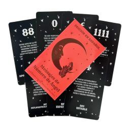 Oráculo en Español, Mensajes de Número de Ángel, 53 cartas, Números Angelicales Angel Number Messagens Baralho de cartas de tarô Future Te - Image 6