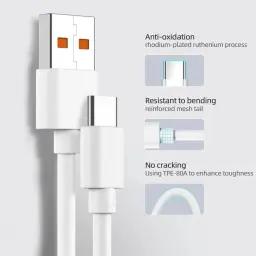 Xiaomi original usb tipo c cabo 120w 67w turbo carregador rápido mi 15 14 13 12t pro 12 11 ultra poco x6 x7 redmi note tubarão preto 5 - Image 5