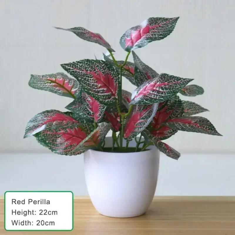 Plantas artificiais, bonsai, plantas decorativas, acessórios para decoração de casa, vasos para plantas, decoração de escritório, decoração de sala de estar. - Image 1