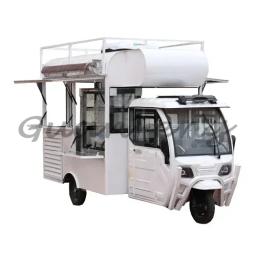 Carrinho elétrico de três rodas para lanches, café da manhã, fast food, comida, carrinho de refeições, carrinho móvel de vegetais cozidos e comida preparada - Image 6