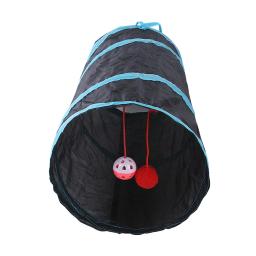 Túnel dobrável para gatos, brinquedo para gatos, barril de broca respirável para papel alto interno, suprimentos para animais de estimação, gato s y passagem, túnel de jogo - Image 4