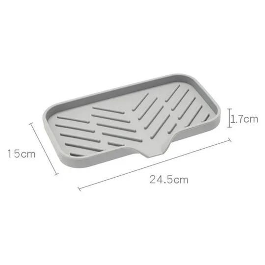 Suporte de Silicone para Pia com Dreno Organizador de Bancada 1 Peça