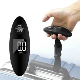 Balança digital lcd 40kg/100g, balança eletrônica portátil para bagagem, alta precisão, viagem, balança suspensa digital com correias - Image 1