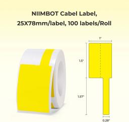 Niimbot D110 Mini Impressora de Etiquetas Portátil Inteligente Cabo Térmico Adesivo Etiqueta de Fibra de Identificação À Prova D 'Água Para D101/D11/H - Image 5