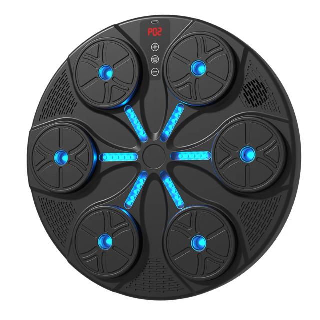 Máquina de Boxe Inteligente Bluetooth com Luzes RGB e Conexão Musical - Treino em Casa
