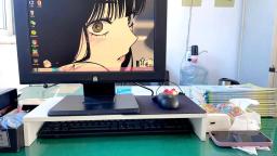 Suporte riser para monitor - Suporte ergonômico para laptop Organizador de mesa para armazenamento de teclado - Image 5