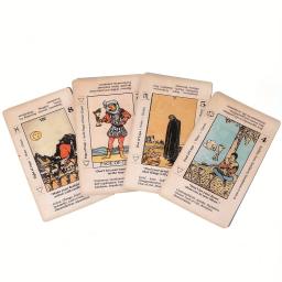 Baralho de Cartas de Tarô Retrô 2026 com Guia – Presente para Iniciantes em Adivinhação e Leitura de Tarô - Image 5