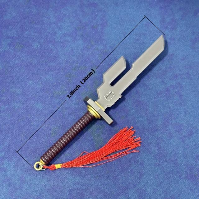 Katana Fushiguro Toji Aço 7.8 Polegadas Jujutsu Kaisen