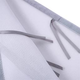 Respirável malha berço forro para bebês, cama confortável para meninas, 4 painel berço, circunferência - Image 5